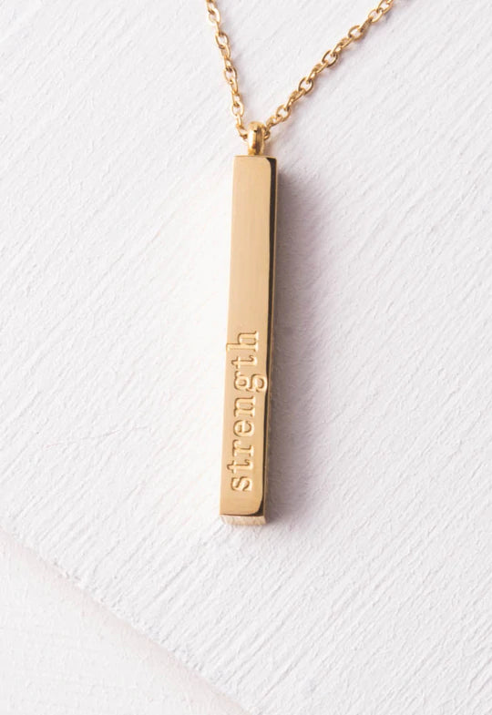 Strength Bar Necklace