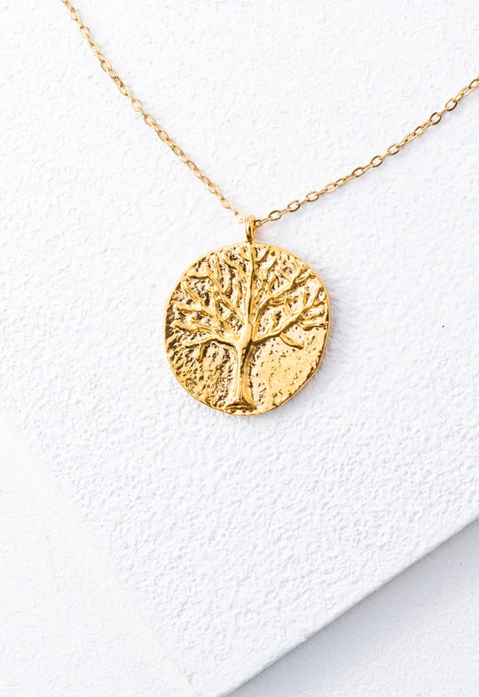 Tree of Hope Gold Necklace