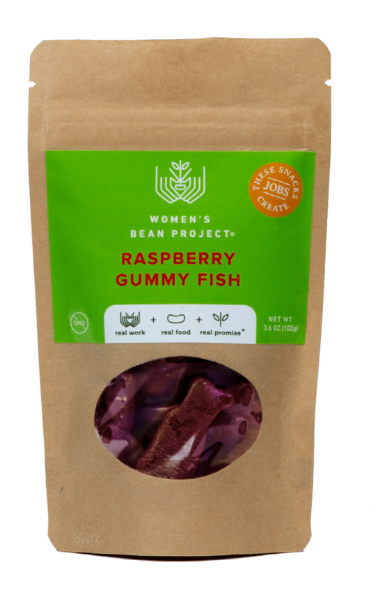 Snack Raspberry Gummy Fish