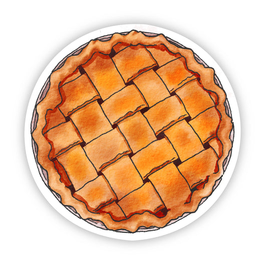 Apple Pie Watercolor Fall Sticker