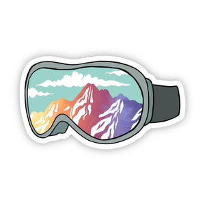 Snowboard and Ski Goggles Sticker