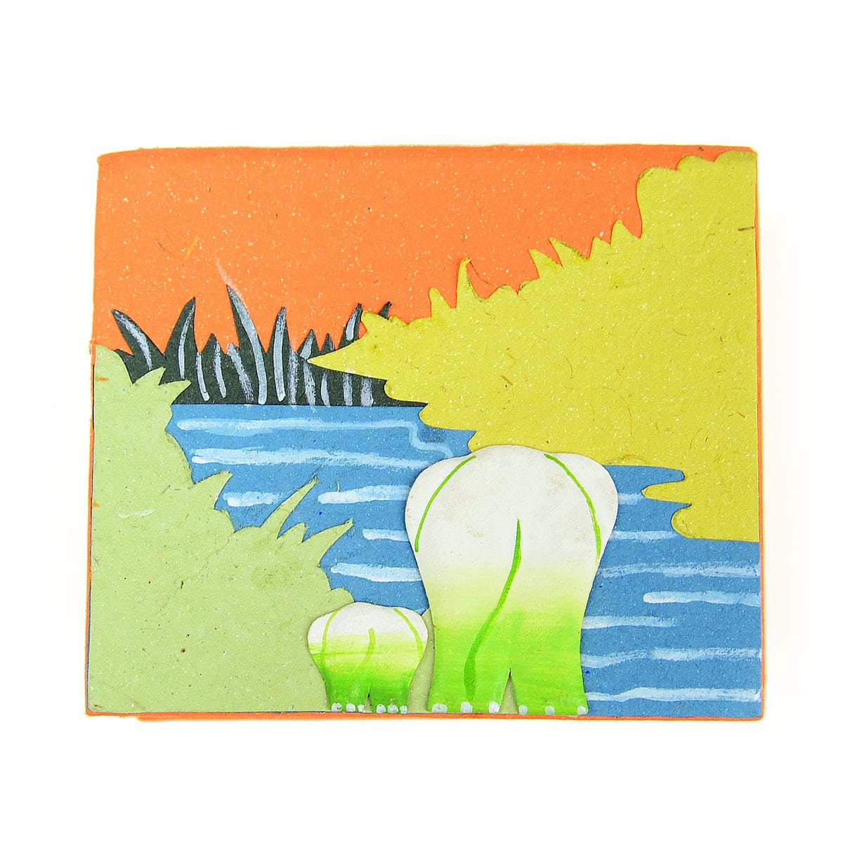Square Ellie Pooh Note Box