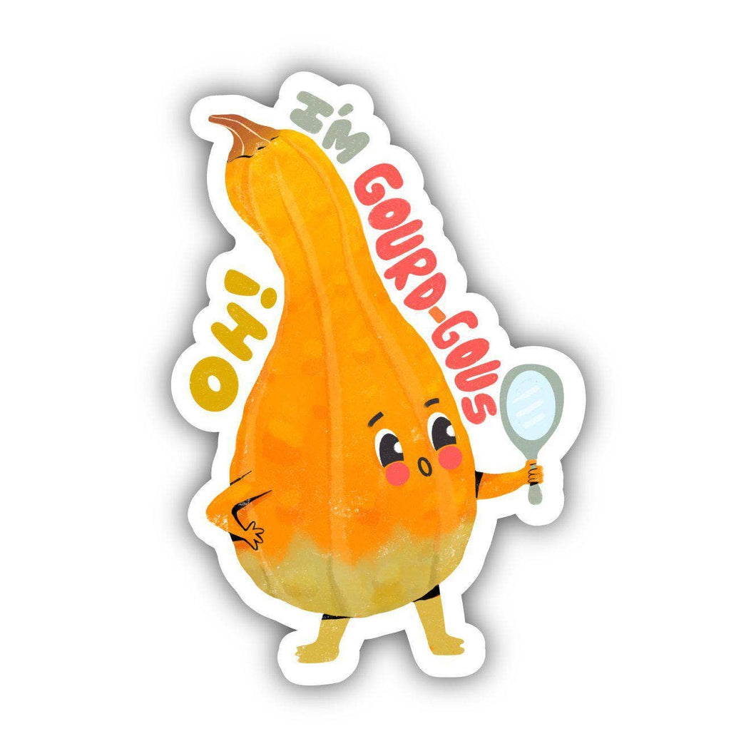 Oh! I'm Gourd-gous - Holiday Sticker