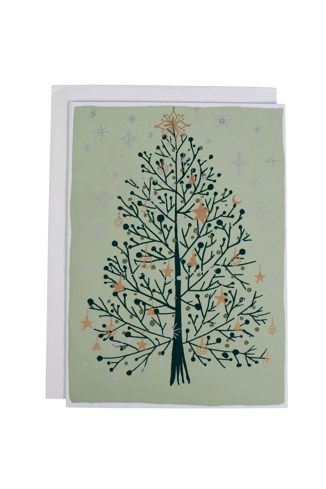 Sparkling Tree Holiday Card
