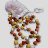 Felt Ball Garland - 10' Gold