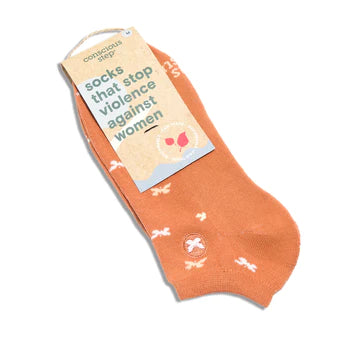 Adult Ankle Socks that Stop Violence Against Women