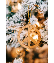 Load image into Gallery viewer, Peace Symbol Ornament
