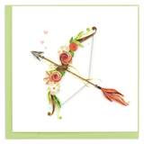 Quilled Cupid's Arrow Greeting Card
