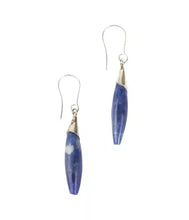Load image into Gallery viewer, Sodalite Oval Earrings
