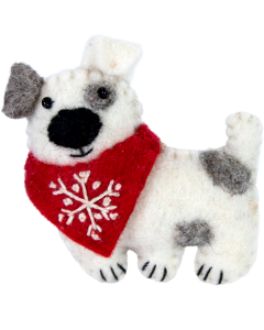 Felt Ornament: Snowflake Patches