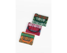 Load image into Gallery viewer, Green Jacquard Coin Purse

