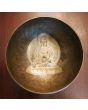Singing Bowl: Medicine Buddha with Leather Striker