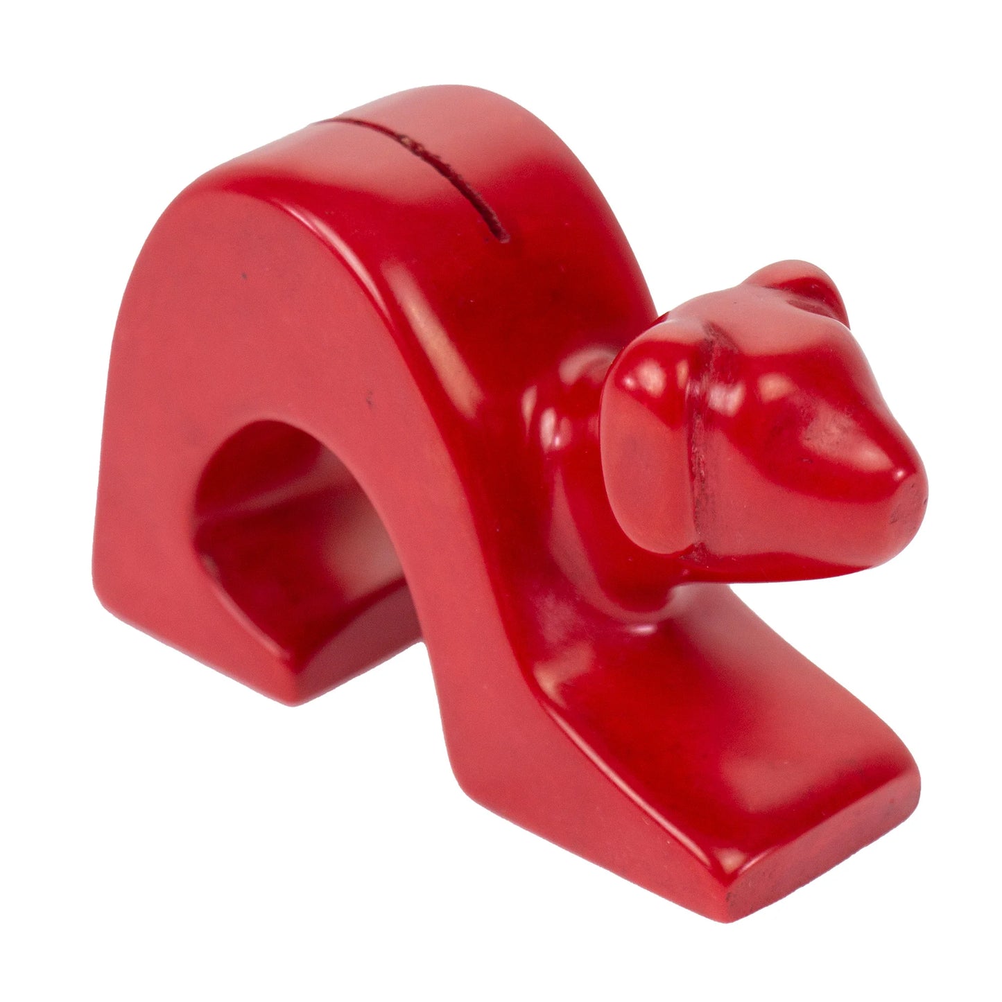 Colorful Soapstone Photo/Card Stands in Whimsical Yogi Poses
