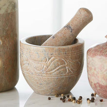 Load image into Gallery viewer, Etched Gorara Mortar &amp; Pestle

