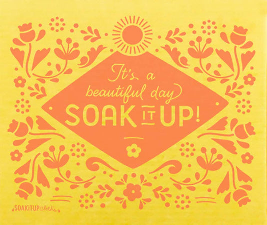 Dishcloth Beautiful Day Soak iT Up Yellow