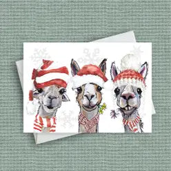 Cute Alpaca Christmas Cards