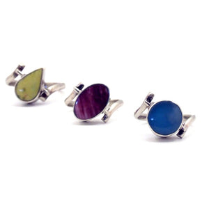 Flip Stone Ring - Small Stone