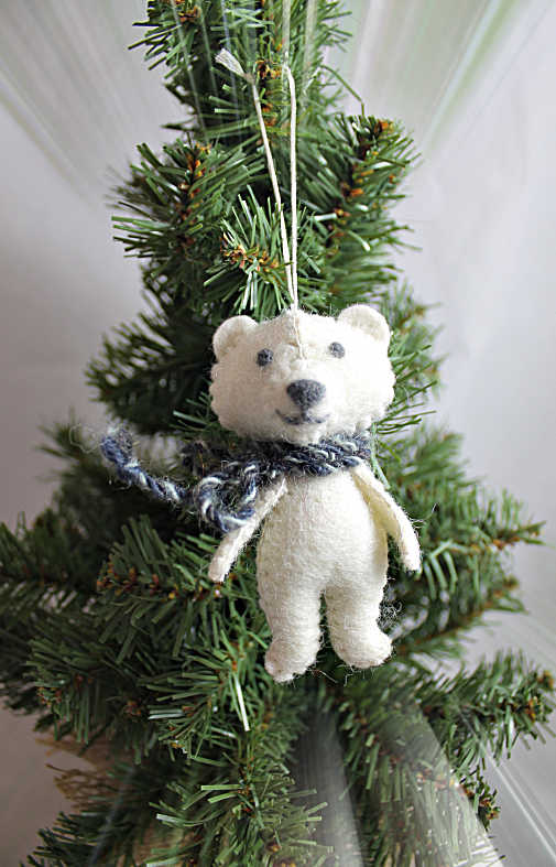 Colorful Felt Animal Ornament