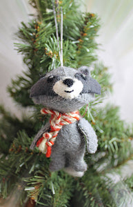Colorful Felt Animal Ornament