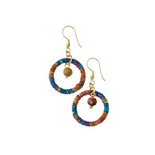 Load image into Gallery viewer, Shana Twisted Sari Earrings

