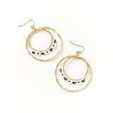 Kalapriya Earrings - Stripe Hoops