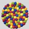 Load image into Gallery viewer, Felt Ball Trivet - Multicolored Round
