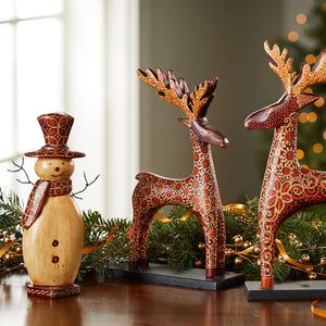 Batik Snowman