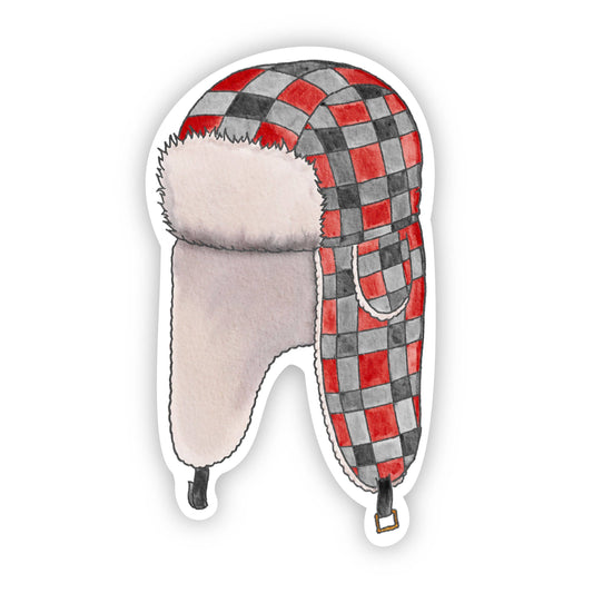 Flannel Hat Sticker