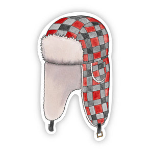 Flannel Hat Sticker