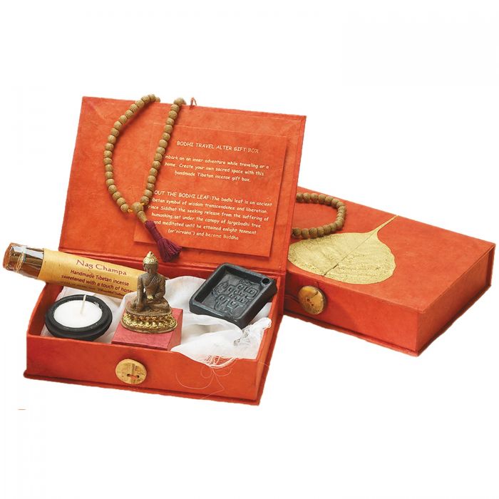 Travel Altar Box: Gold Bodhi