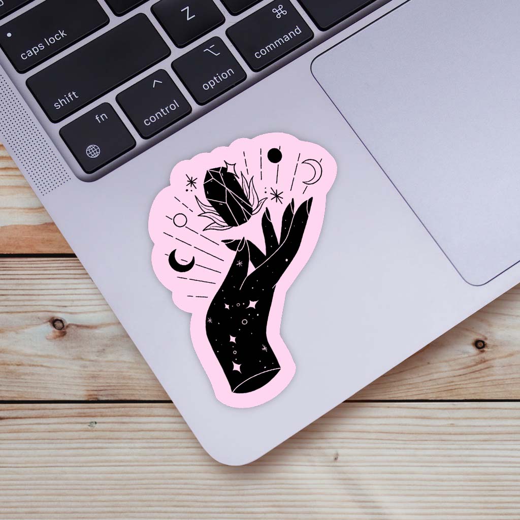 DNR Mystic Hand and Moon Phases Sticker