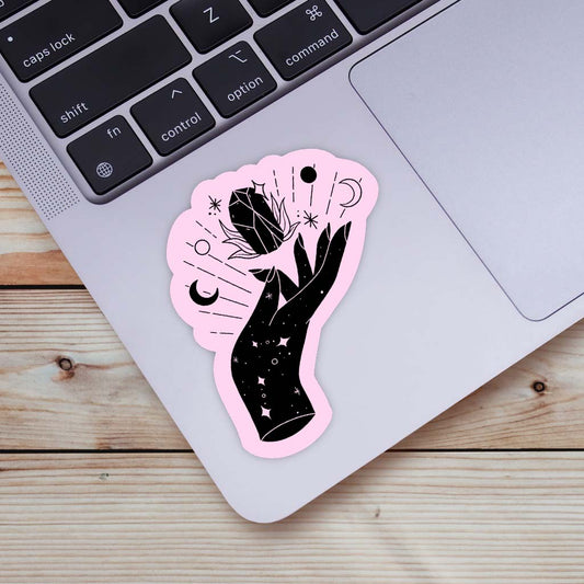 DNR Mystic Hand and Moon Phases Sticker