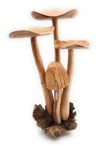 Mushroom Jumbo Wooden Magical Hand Carved
