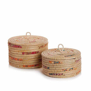 Chindi Stripe Basket