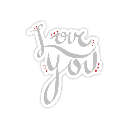 Love You - Valentine's Day Sticker