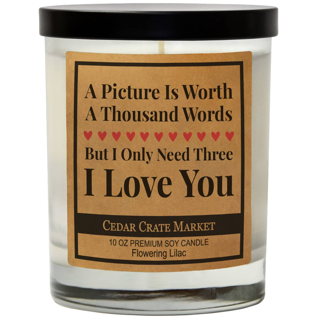 A Picture Is Worth A Thousand Words | 100% Soy Wax Candle