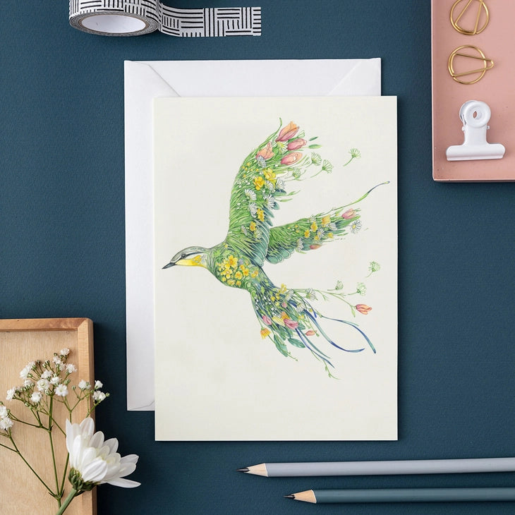 Western Yellow Wagtail Card