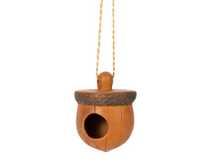 Acorn Terracotta Birdhouse