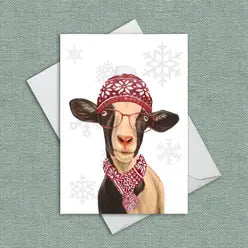 Cute Farm Animal Christmas Cards