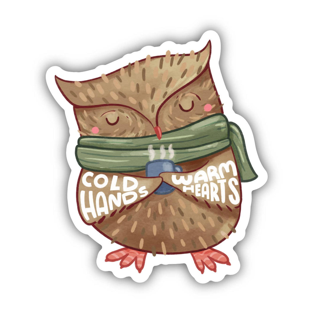 Cold Hands Warm Hearts Sticker