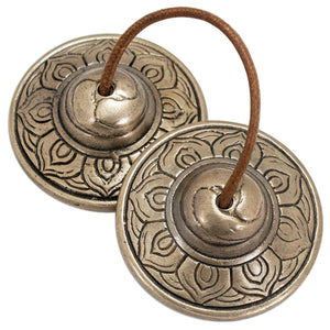 Tingsha Simple Lotus