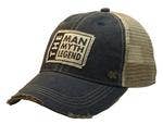 The Man The Myth The Legend Distressed Cap Unisex