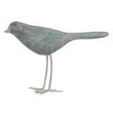 Load image into Gallery viewer, Rustic Wooden Carved Plover Bird

