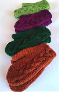 Mittens Cable Knit