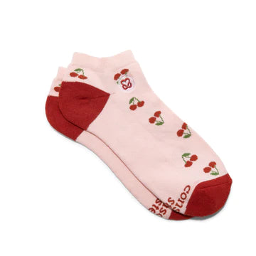 Adult Ankle Socks that Support Self-Checks