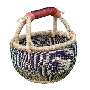 G-149A Mini Basket w/ Leather Handle
