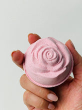 Load image into Gallery viewer, Organic Rose Blossom Bath bomb, Valentine’s Day
