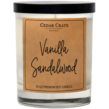 Load image into Gallery viewer, Vanilla Sandalwood | 100% Soy Wax Candle
