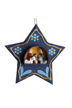 Tiny Retablo Star Ornament