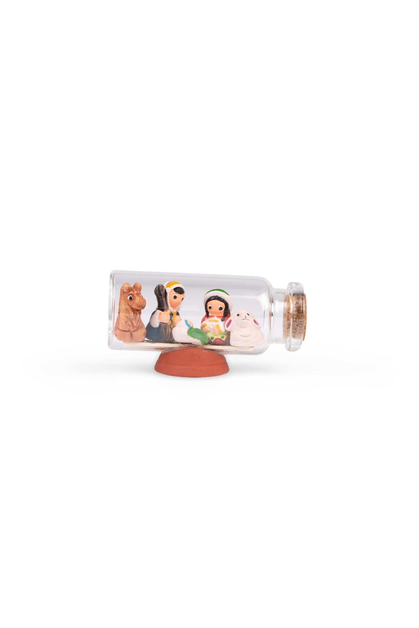 Tiny Nativity Bottle Horizontal